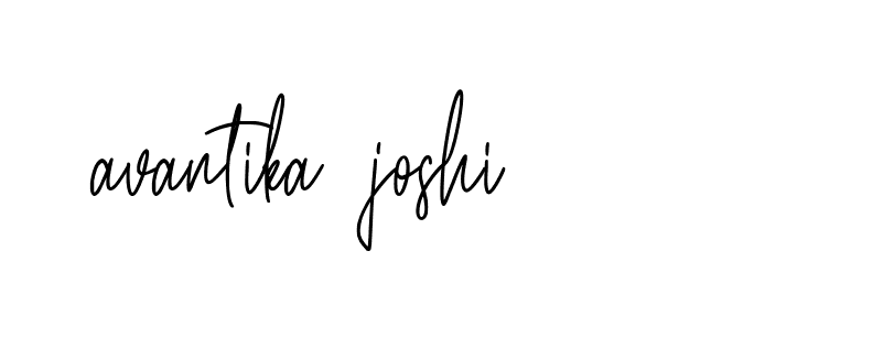 Signature of avantika-joshi-