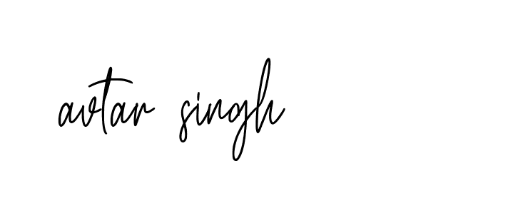 Signature of avtar-singh