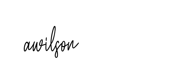 Signature of awilson