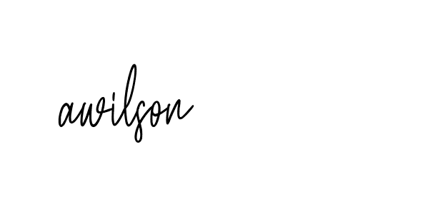 Signature of awilson-