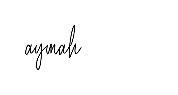 Signature of aymah