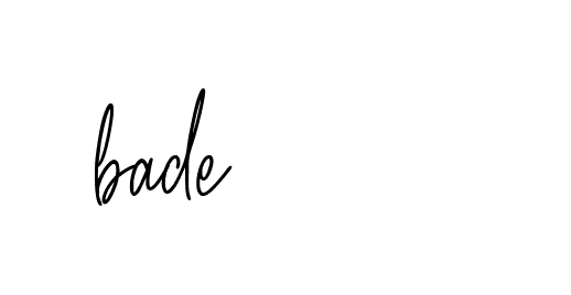 Signature of bade