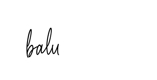 Signature of balu