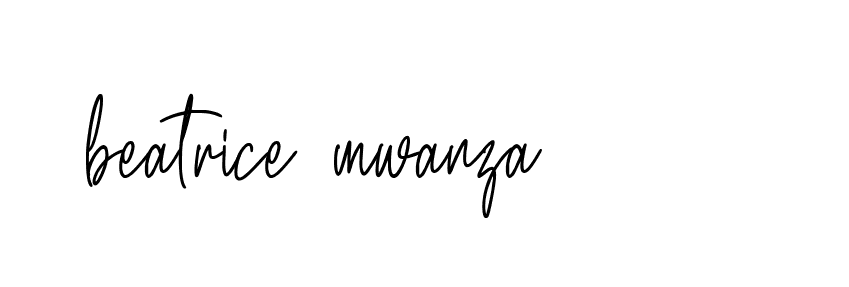 Signature of beatrice-mwanza