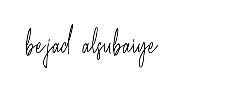 Signature of bejad-alsubaiye