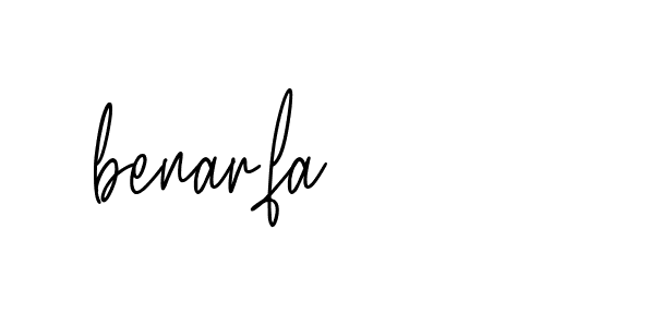 Signature of benarfa