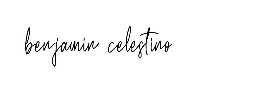 Signature of benjamin-celestino