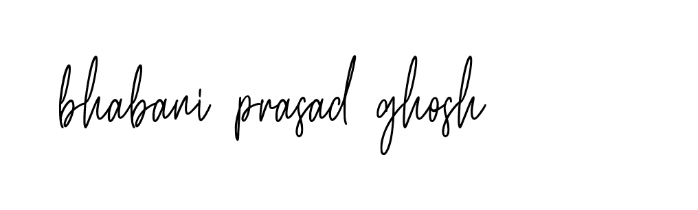 Signature of bhabani-prasad-ghosh