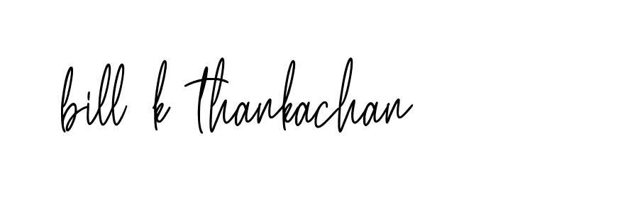 Signature of bill-k-thankachan