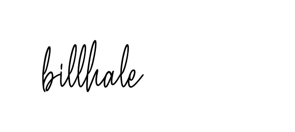 Signature of billhale