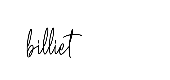 Signature of billiet