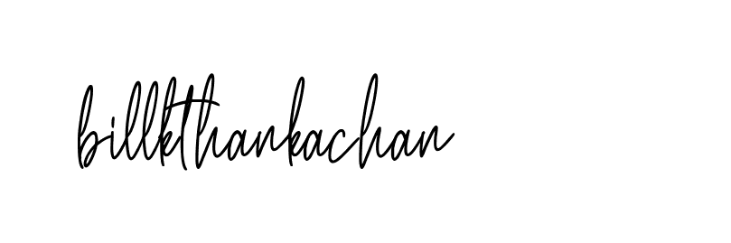 Signature of billkthankachan