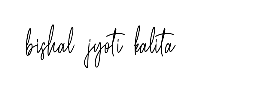 Signature of bishal-jyoti-kalita