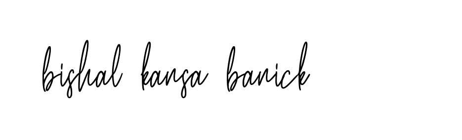 Signature of bishal-kansa-banick