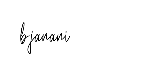 Signature of bjanani