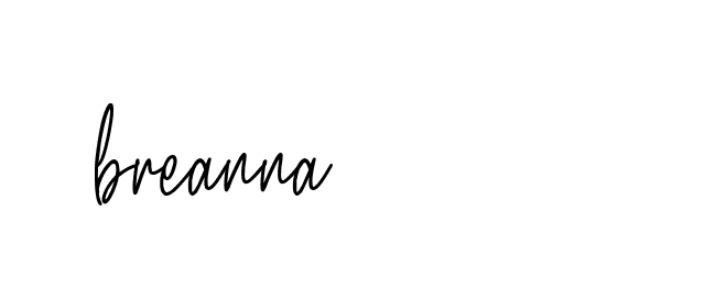 Signature of breanna-