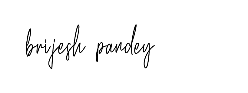 Signature of brijesh-pandey