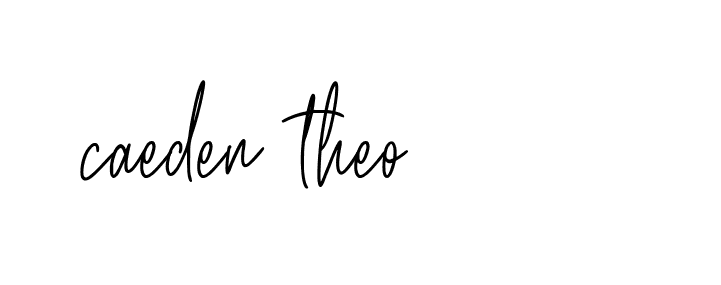 Signature of caeden-theo