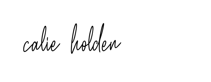 Signature of calie-holden