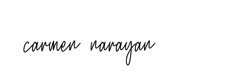 Signature of carmen-narayan