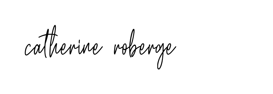 Signature of catherine-roberge