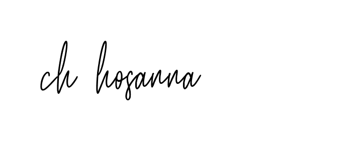 Signature of ch-hosanna