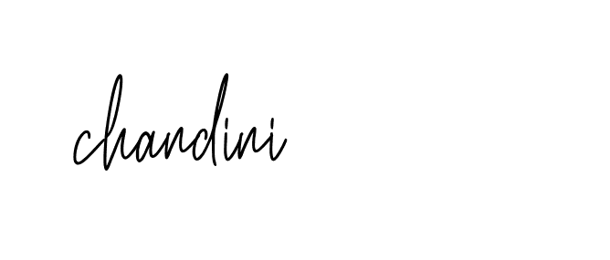 Signature of chandini-