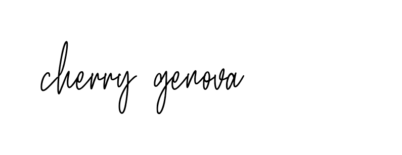 Signature of cherry-genova