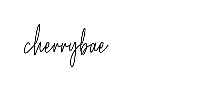 Signature of cherrybae-