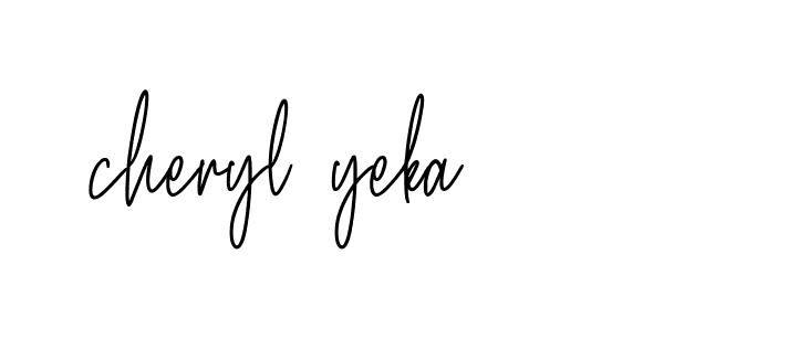 Signature of cheryl-yeka