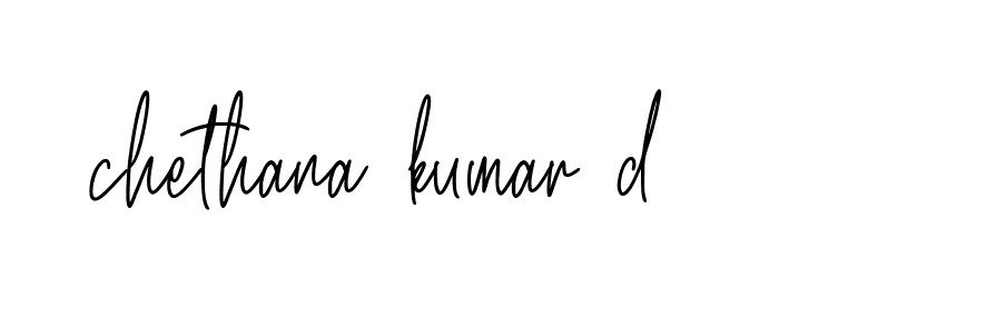 Signature of chethana-kumar-d