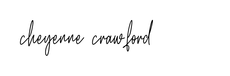 Signature of cheyenne-crawford