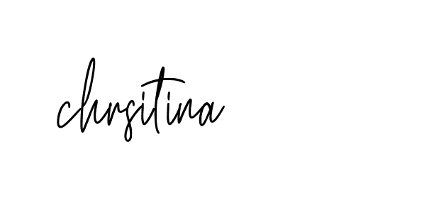 Signature of chrsitina