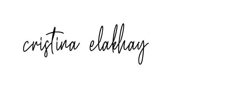 Signature of cristina-elakhay