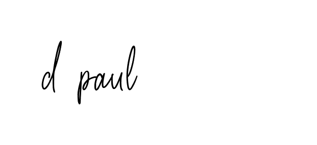 Signature of d-paul-