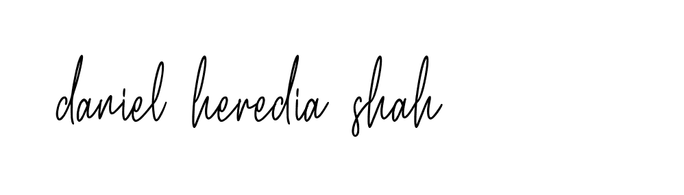 Signature of daniel-heredia-shah-