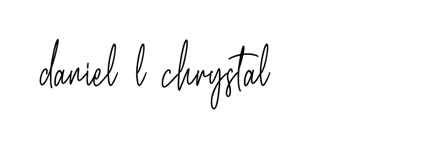 Signature of daniel-l-chrystal