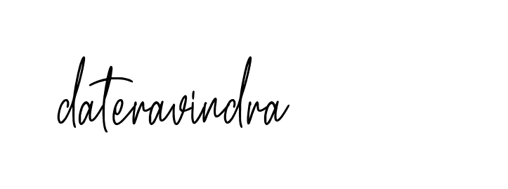 Signature of dateravindra