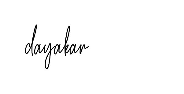 Signature of dayakar