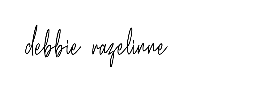 Signature of debbie-razelinne