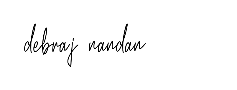 Signature of debraj-nandan