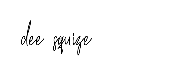 Signature of dee-squize