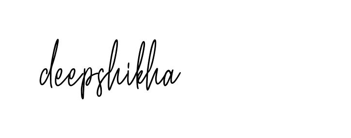 Signature of deepshikha-