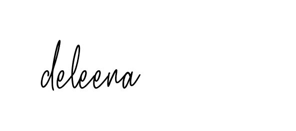 Signature of deleena