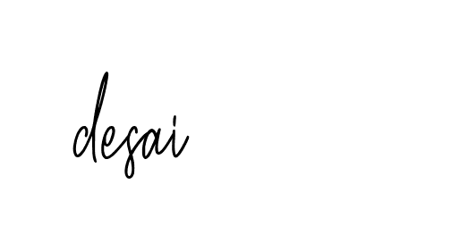 Signature of desai