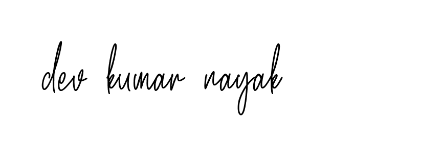 Signature of dev-kumar-nayak