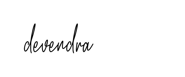 Signature of devendra