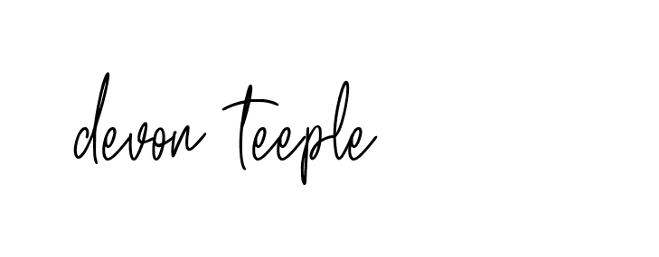 Signature of devon-teeple