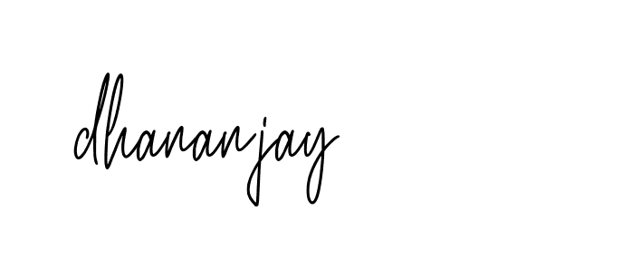 Signature of dhananjay