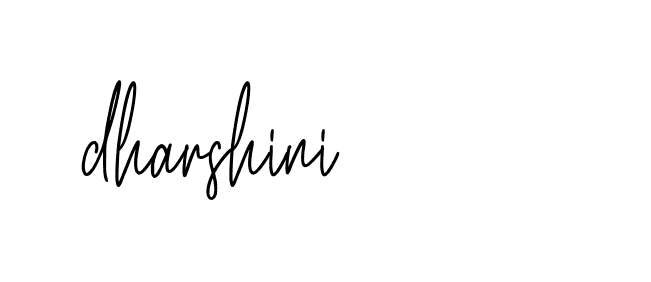 Signature of dharshini